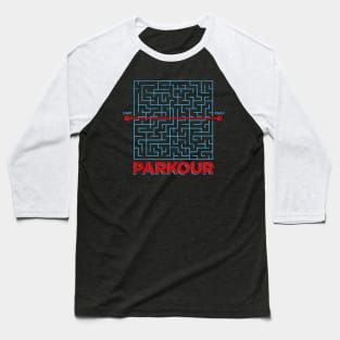 parkour maze shortcut Baseball T-Shirt